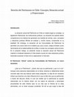 Research paper thumbnail of Derecho en el Patrimonio cultural chileno: análisis y perspectivas