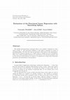 Research paper thumbnail of Estimation of the Functional Linear Regression with Smoothing Splines