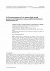 Research paper thumbnail of XAFS measurements on Zr in aqueous fluids at high pressures and temperatures using a modified hydrothermal diamond-anvil cell