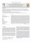 Research paper thumbnail of Nutritional composition of aquatic species in Laotian rice field ecosystems