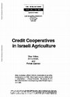 Research paper thumbnail of Credit cooperatives in Israeli agriculture