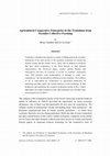 Research paper thumbnail of Agricultural cooperative enterprise in the transition from socialist collective farming