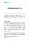 Research paper thumbnail of Maria Grazia Dongu, Freeing Sardinia from Lawrence's Narrative: Foxell's Fascination with Linguistic Traps