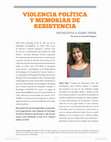 Research paper thumbnail of Fernández, F. (2015). Violencia política y memorias de resistencia. Entrevista a Isabel Piper.