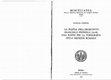 Research paper thumbnail of La pianta dell’Architetto Francesco Peperelli (1618): una fonte per la topografia della Regione romana, Roma  1989 (Miscellanea della Società romana di Storia patria, XXXI), ISBN 978-88-97808-09-1