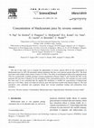 Research paper thumbnail of Concentration of blackcurrant juice by reverse osmosis