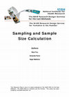 Research paper thumbnail of Sampling and Sample Size Calculation The NIHR Research Design Service for Yorkshire & the Humber