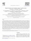 Research paper thumbnail of Suppressiveness of 18 composts against 7 pathosystems: Variability in pathogen response