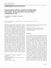 Research paper thumbnail of Fingerprinting methods to approach multitrophic interactions among microflora and microfauna communities in soil