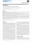 Research paper thumbnail of Dysphagia associated with presumed pharyngeal dysfunction in 16 neonatal foals