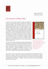 Research paper thumbnail of BOOK: Les cinq sens au Moyen Age, Sous la direction de ERIC PALAZZO