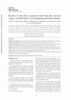 Research paper thumbnail of Detection of colon flora in peritoneal drain fluid after colorectal surgery: Can RT-PCR play a role in diagnosing anastomotic leakage?