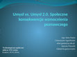 Research paper thumbnail of Umysł vs. Umysł 2.0 – społeczne konsekwencje wzmocnienia poznawczego