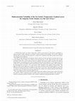 Research paper thumbnail of Multicentennial Variability of the Sea Surface Temperature Gradient across the Subpolar North Atlantic over the Last 2.8 kyr* ,+