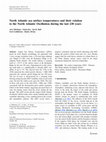 Research paper thumbnail of North Atlantic sea surface temperatures and their relation to the North Atlantic Oscillation during the last 230 years