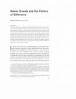 Research paper thumbnail of Nation Brands and the Politics of Difference