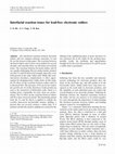 Research paper thumbnail of Interfacial reaction issues for lead-free electronic solders