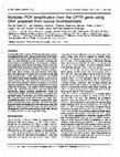 Research paper thumbnail of Multiplex PCR amplification from the CFTR gene using DNA prepared from buccal brushes/swabs