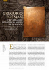 Research paper thumbnail of “Gregorio Fosman y «el verdadero retrato de la Virgen de la Blanca»”, Revista La Hornacina, n.º 4, 2013, pp. 56-59.