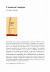 Research paper thumbnail of L'écoute de l'analyste. De l'acte à la forme.