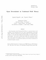 Research paper thumbnail of Open descendants in conformal field theory