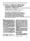 Research paper thumbnail of Variation in condyle-fossa relationships according to different methods of evaluation in tomograms