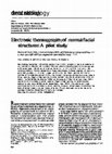 Research paper thumbnail of Electronic thermography of normal facial structures: a pilot study