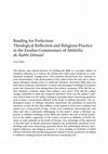 Research paper thumbnail of "Reading for Perfection: Theological Reflection and Religious Practice in the Exodus Commentary of _Mekhilta de-Rabbi Ishmael_"