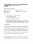 Research paper thumbnail of Syllabus: Contagion: From Plague Narratives to the Literature of Public Health (History of Modern Thought GE Cluster)