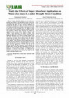 Research paper thumbnail of Study the Effects of Super Absorbent Application on Maize (Zea mays L.) under Drought Stress Condition