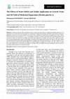 Research paper thumbnail of The Effects of Water Deficit and Zeolite Application on Growth Traits and Oil Yield of Medicinal Peppermint (Mentha piperita L)