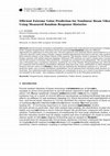 Research paper thumbnail of Efficient Extreme Value Prediction for Nonlinear Beam Vibrations Using Measured Random Response Histories