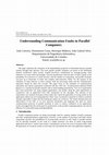 Research paper thumbnail of Understanding Communication Faults in Parallel Computers