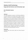 Research paper thumbnail of 'Medieval Self-Fashioning: Rǫgnvaldr Kali Kolsson and Orkneyinga saga'. Scandinavica 54.2 (2015), 6-39