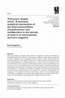 Research paper thumbnail of Kauppinen, Kati (2013). ‘Full power despite stress’: A discourse analytical examination of the interconnectedness of postfeminism and neoliberalism in the domain of work in an international women’s magazine. Discourse & Communication 7(2). 133–151.