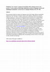 Research paper thumbnail of Pietikäinen, Sari, Sarah E. Compton & Kati Dlaske (2015). Putting resources into practice: A nexus analysis of knowledge mobilisation activities in language research and multilingual communities. Current Issues in Language Planning 16 (3): 187–200.