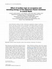 Research paper thumbnail of Effect of nestbox type on occupancy and breeding biology of Tree Sparrows Passer montanus in central Spain