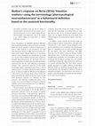 Research paper thumbnail of Author's response on Arria (2016): Intention matters—using the terminology ‘pharmacological neuroenhancement’ as a behavioural definition based on the assumed functionality