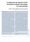 Research paper thumbnail of La cardioprotection: une composante essentielle du traitement de l'insuffisance rénale chronique dès le stade prédialytique