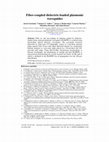 Research paper thumbnail of Fiber-coupled dielectric-loaded plasmonic waveguides