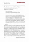 Research paper thumbnail of Trends in Governance and Decision-Making: A Democratic Analysis with Attention to Application in Education -- In: Policy Futures in Education