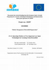 Research paper thumbnail of Operating Windows of Two Important Low Input Technologies for Greening Urban Brownfield