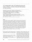 Research paper thumbnail of A crystallographic study of Cys69Ala flavodoxin II from Azotobacter vinelandii: Structural determinants of redox potential