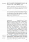 Research paper thumbnail of Effect of somatic cell counts on lipolysis, proteolysis and apparent viscosity of UHT milk during storage