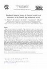 Research paper thumbnail of Simulated financial losses of classical swine fever epidemics in the Finnish pig production sector