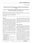 Research paper thumbnail of Photoinduced Ligand Transformation in a Ruthenium Polypyridophenazine Complex