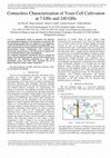 Research paper thumbnail of Contactless characterization of yeast cell cultivation at 7 GHz and 240 GHz