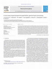 Research paper thumbnail of In situ study of gas transport through Al (OH) 3 gels during AC processing