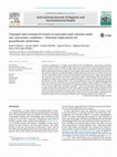 Research paper thumbnail of Transport and removal of viruses in saturated sand columns under oxic and anoxic conditions – Potential implications for groundwater protection