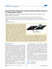 Research paper thumbnail of Supported Silver Nanoparticle and Near-Interface Solution Dynamics in a Deep Eutectic Solvent